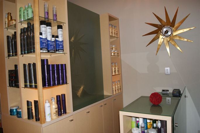 beautiful hairdressing salon